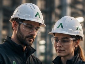 Illustration de marque AGENCIA : deux opérateurs dans l’atelier